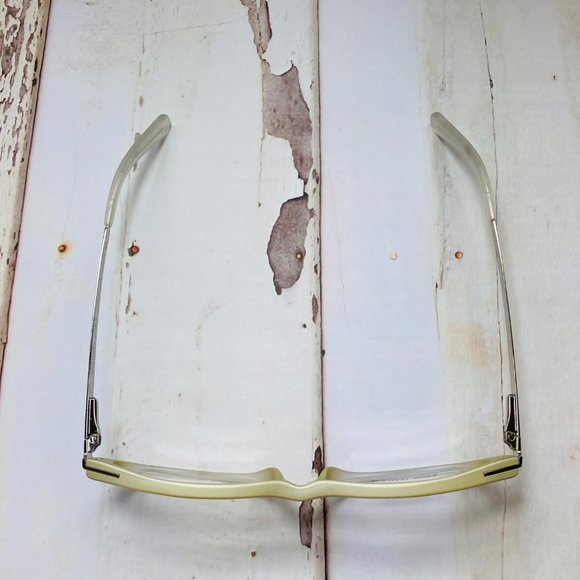 Michael Kors Rectangular Ivory Silver Eyeglasses Frames NWOT - Picture 9 of 12